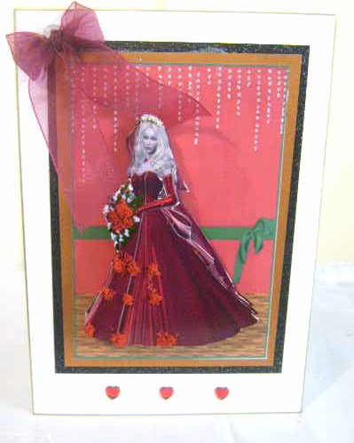 Christmas Wedding Card by Brenda Needham