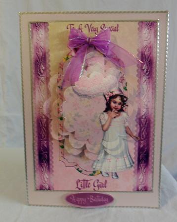 Special Little Girl Flower Shape Pyramage by Brenda Needham