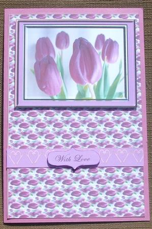 Mauve Tulips by Brenda Schetnan