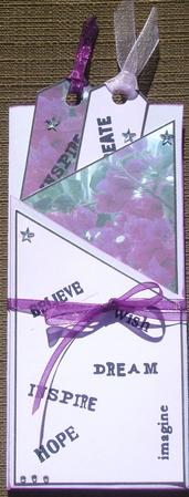 Purple Floral by Brenda Schetnan