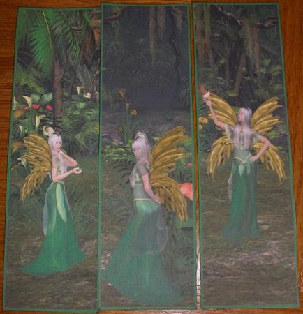 Forest Fae Bookmarks by Brenda Schetnan