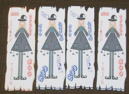 Witch Bookmarks by Brenda Schetnan