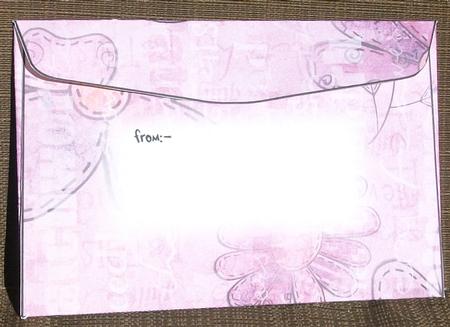 C6 Shabby Summertime Envelope by Brenda Schetnan