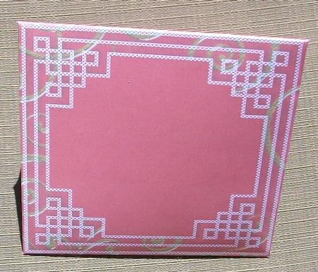 Christmas Robin Square Envelope by Brenda Schetnan