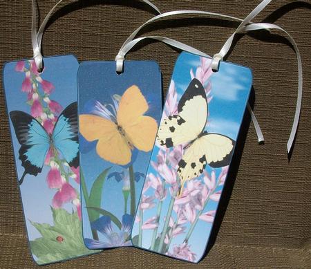 Butterfly Bookmarks by Brenda Schetnan