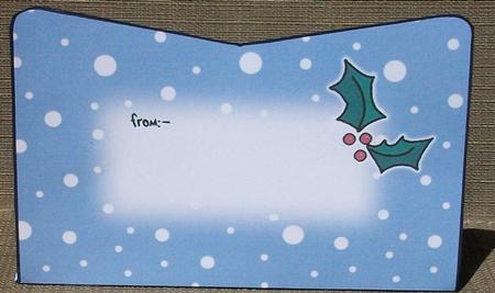 C6 Christmas Envelope by Brenda Schetnan