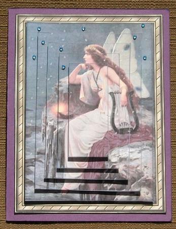 Vintage Butterfly Fairy Pyramid by Brenda Schetnan