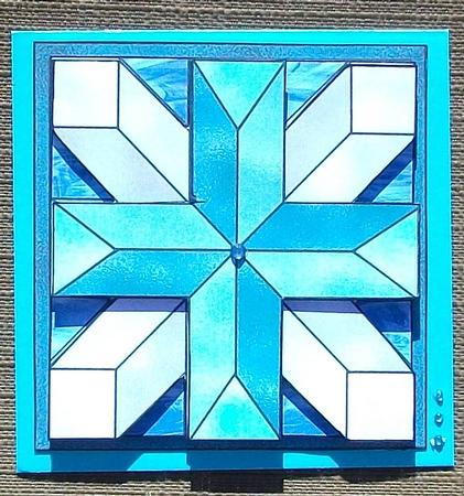 Stained Glass Mandala 6 by Brenda Schetnan