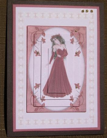 Pretty Lady Dressed in Red by Brenda Schetnan