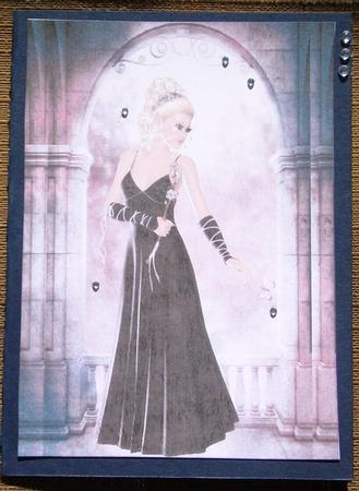 Fae Lady in Violet by Brenda Schetnan