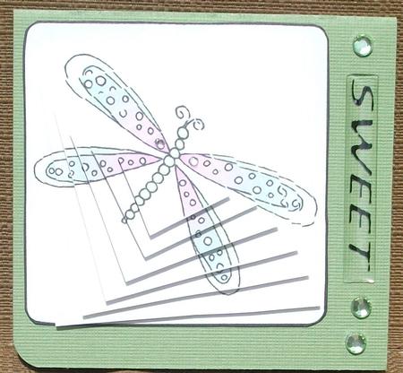 Dreamy Dragonfly Twisted Pyramage Sheet by Brenda Schetnan