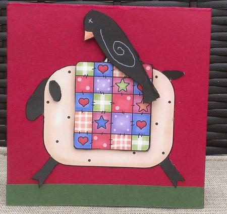 Prim Sheep Quilt by Brenda Schetnan