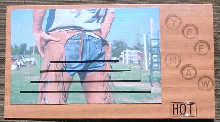 Cowboy's Butt! by Brenda Schetnan