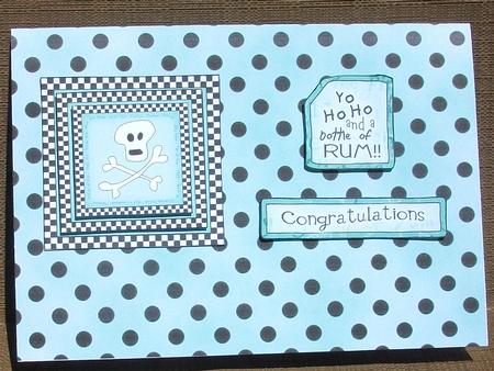 Jolly Roger Kit with 3D Decoupage by Brenda Schetnan