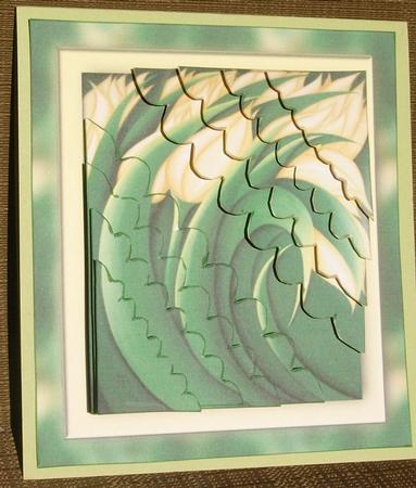 Yellow Tulips Corner Bubbled Edged Stacker by Brenda Schetnan