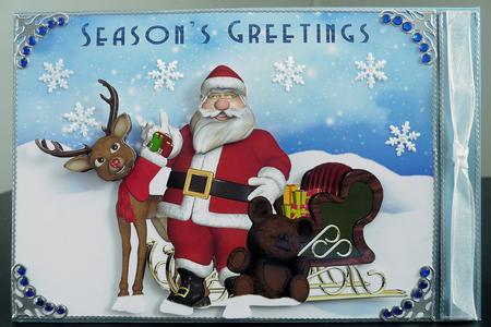 Santa Quick Card by Brenda Scott