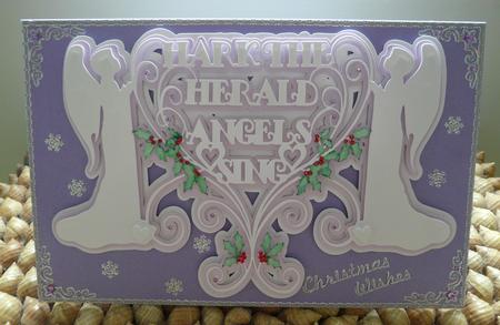 Layered Hark the Herald Angels Sing Topper by Brenda Scott