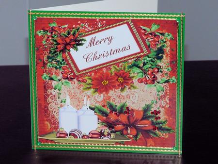 Merry Christmas Candles by Brenda Scott
