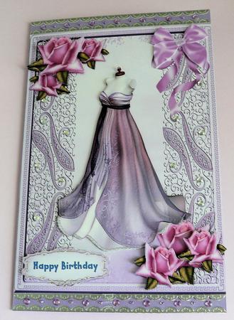 Stunning Lilac Ball Gown by Brenda Scott