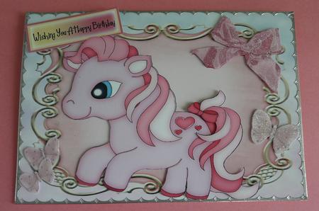 Cute Little Pink Pony by Brenda Scott