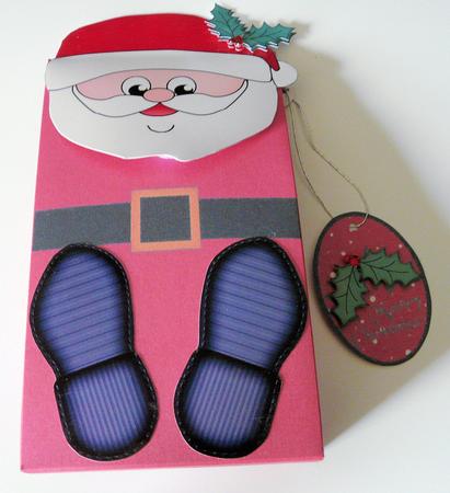 3D Santa Xmas Character Gift Bag Mini Kit by Brenda Scott