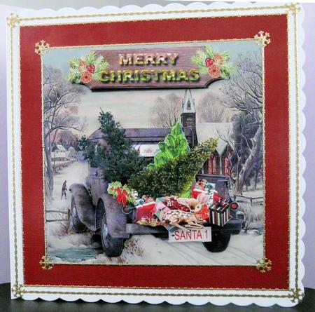 Santa's Tree Delivery Mini Kit by Brenda Scott