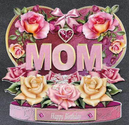 A Card for Mom - Mothers Day Shaped Card Mini Kit by Brenda Scott