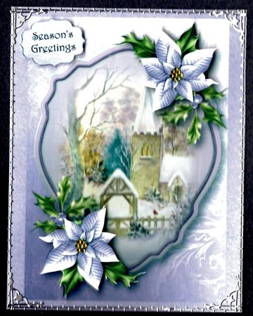 The Winter Church - A5 Topper by Brenda Scott