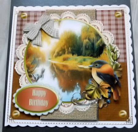 Autumn Splendor Card Topper Mini Kit by Brenda Scott