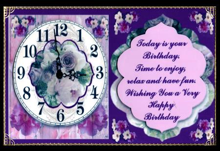 Birthday Time by Brenda Scott