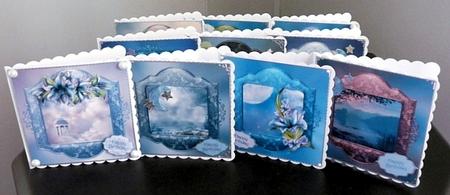 Celestial Lilies Note Card Kit by Brenda Scott