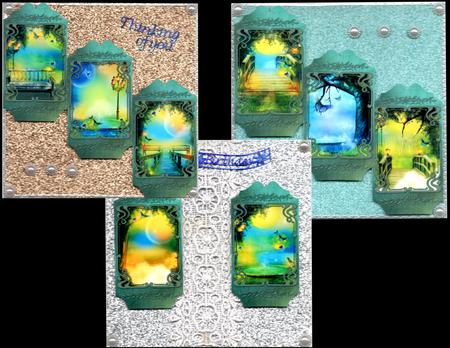 Colours in the Sky Tags by Brenda Scott