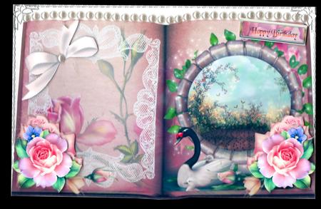 Feminine Book Card by Brenda Scott