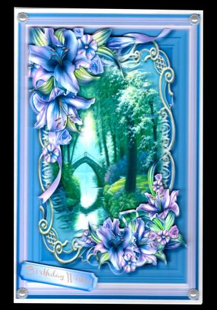 Beautiful Bridge Over the River  by Brenda Scott