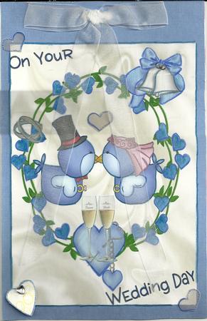 Little Love Birds, Wedding Day, A4 by Candice Woolfall