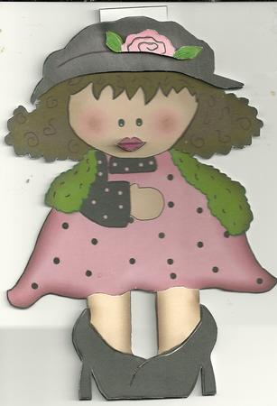 Lady Jane Flip-up Card by Candice Woolfall