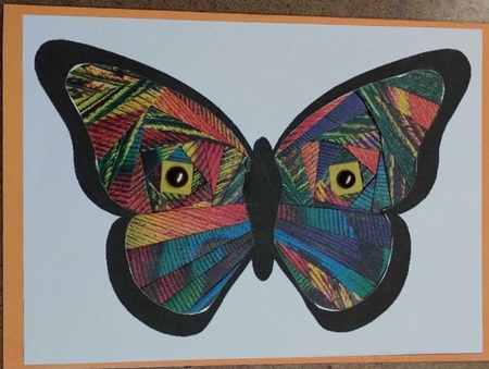 Butterfly 01 fewer folds by cari seybolt-ruiz