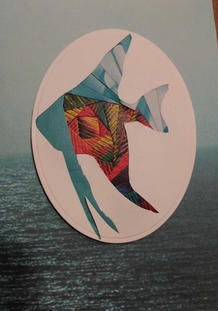 Angel Fish Iris Folding by cari seybolt-ruiz