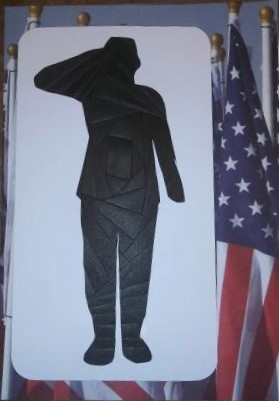 Soldier Saluting IF by cari seybolt-ruiz