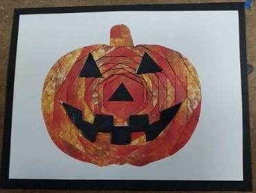 Jack O Lantern Iris Folding Card by cari seybolt-ruiz