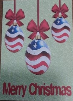Merry Christmas  USA by cari seybolt-ruiz