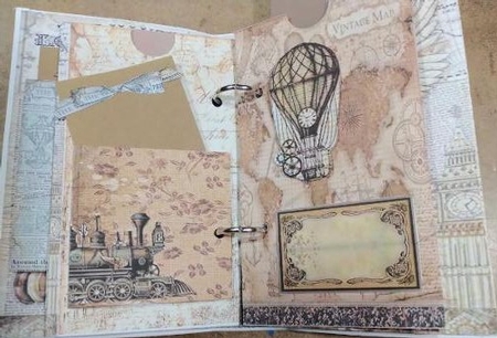 Bon  Voyage Journaling Kit (Card/Book) by cari seybolt-ruiz