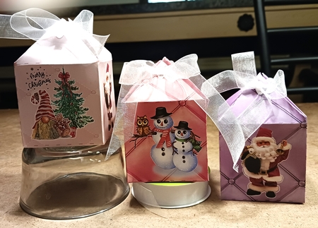 Christmas Gift Bags/Boxes Kit 2 by cari seybolt-ruiz