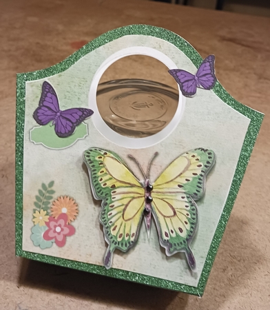 Butterfly Tote Gift Bag by cari seybolt-ruiz