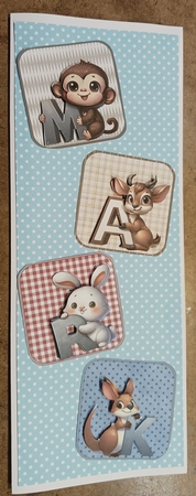 CUTE BOY ANIMAL ALPHABET A-Z ALL OCCASIONS BUMPER KIT by cari seybolt-ruiz