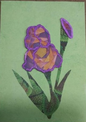 Iris Iris Folding Card by cari seybolt-ruiz