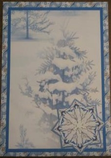 JJ BLUE CHRISTMAS 2 TEA BAG MINI KIT by cari seybolt-ruiz