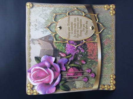 Floral Greeting 16 by cari seybolt-ruiz