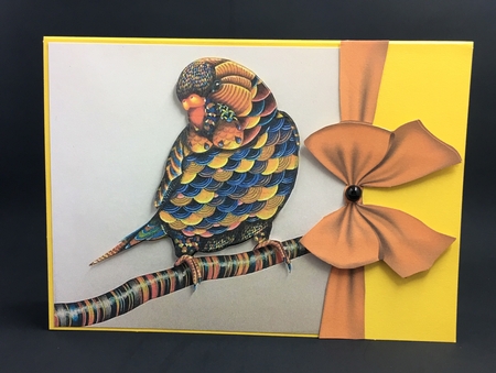 Autumn Fall Bow Ribbon Wrap by cari seybolt-ruiz