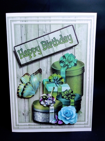 Birthday boxes green by cari seybolt-ruiz